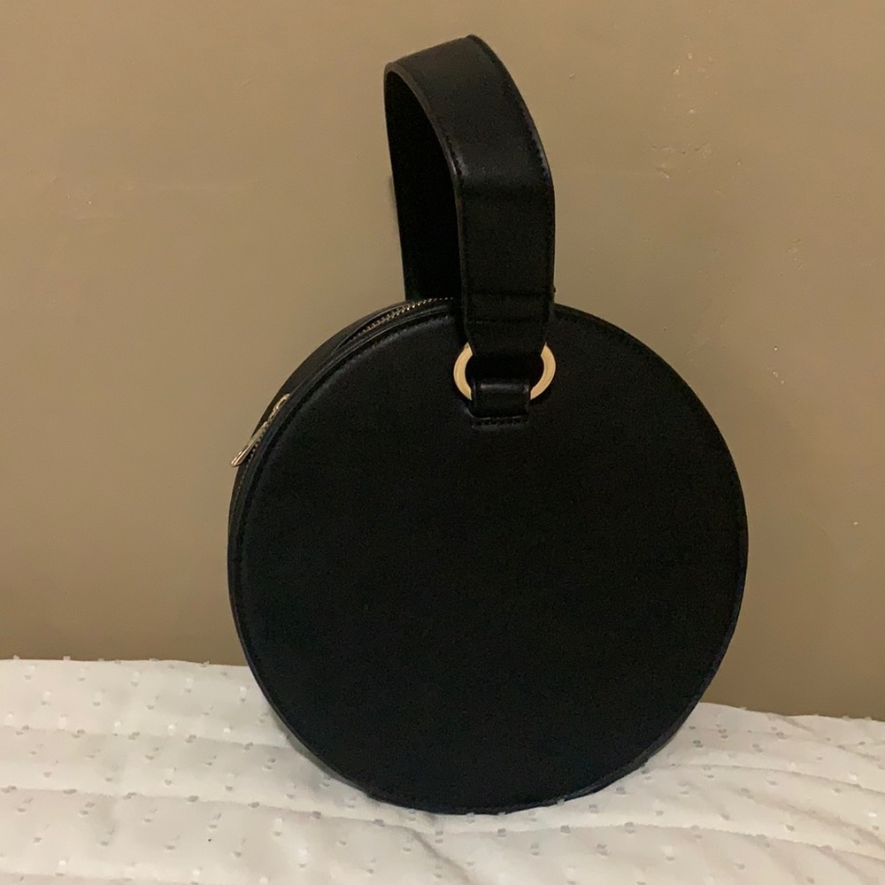Oversized Black Forever 21 Clutch/Wristlet